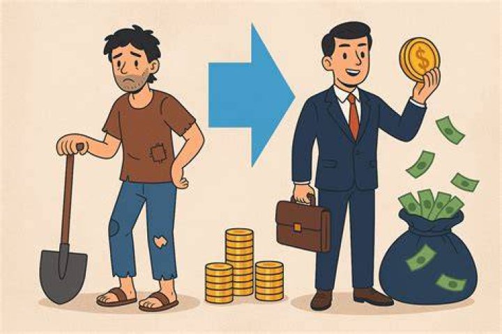 Who went from rich to poor?