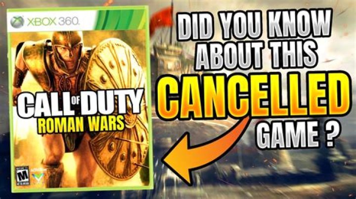 Why was Call of Duty Roman wars Cancelled?