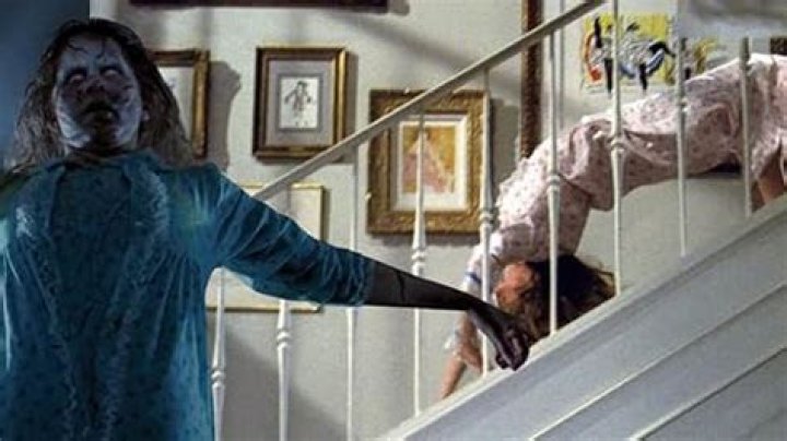 Why was the spider walk scene deleted from The Exorcist?
